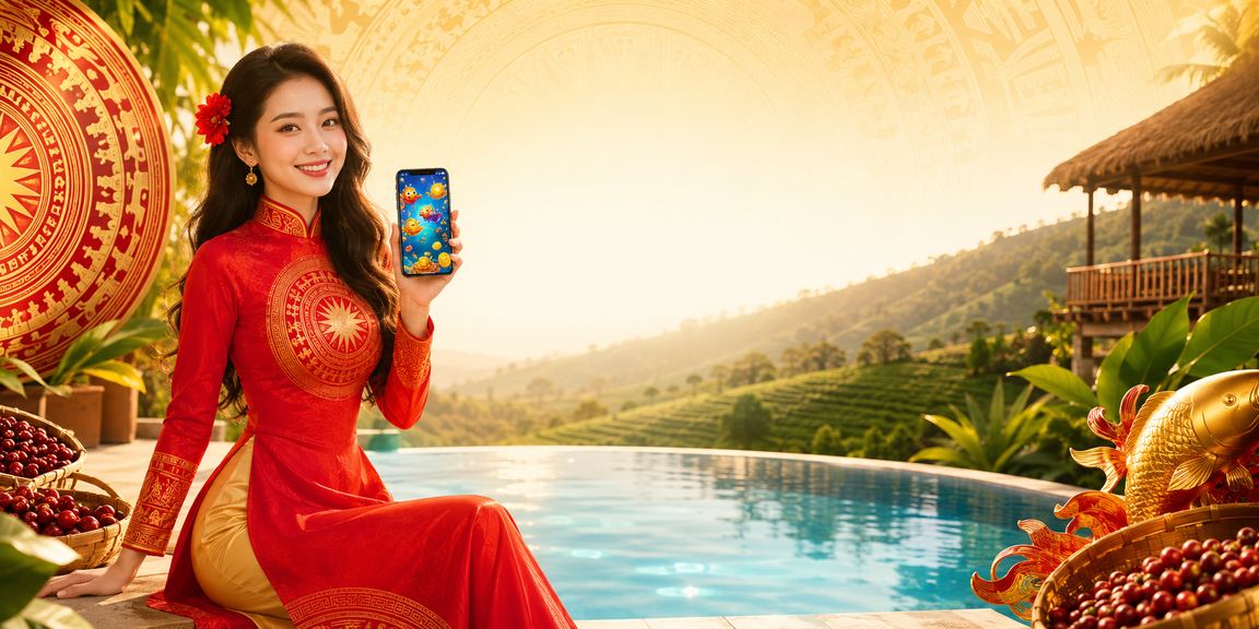 Người dùng chơi game trên điện thoại tại bờ sông Cần Thơ – trải nghiệm di động se21