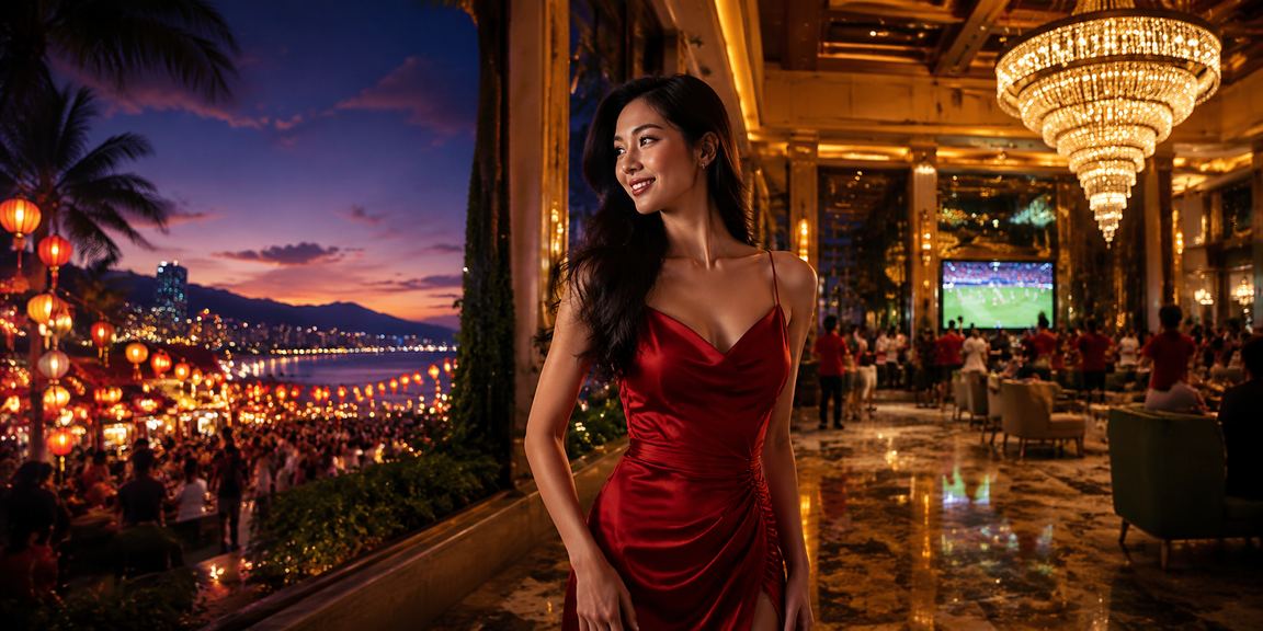 Quang cảnh Đà Nẵng về đêm gợi nhớ không khí sôi động của sàn casino và cá cược thể thao se21