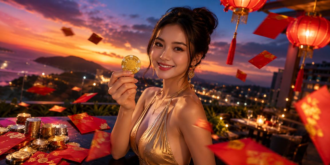 Đèn lồng đỏ rực trang trí lễ hội tại Mũi Né, gợi lên không khí may mắn và giải trí trực tuyến